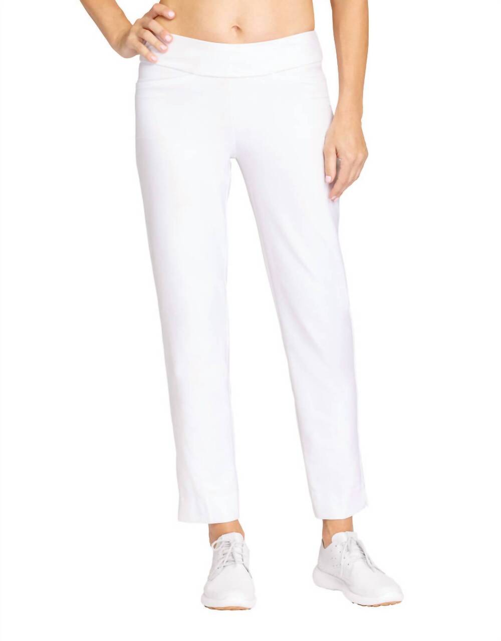 NEW TAIL mulligan ankle pant in chalk